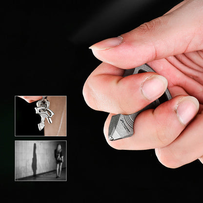 Pendant Titanium Alloy Knuckle Dusters Tungsten Steel Outdoor Backpack