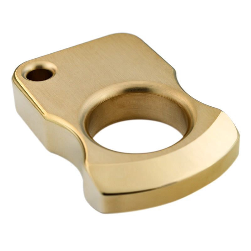 Single Hole Brass Knuckle Dusters Multi-style EDC Tool