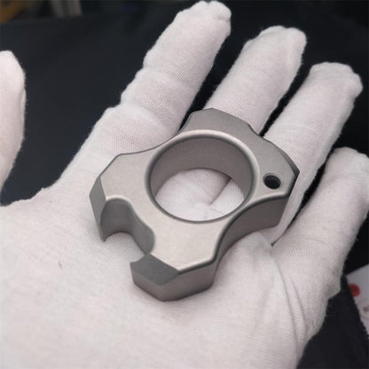 Mini Multifunctional Steel Knuckle Dusters Bottle Opener EDC Tool