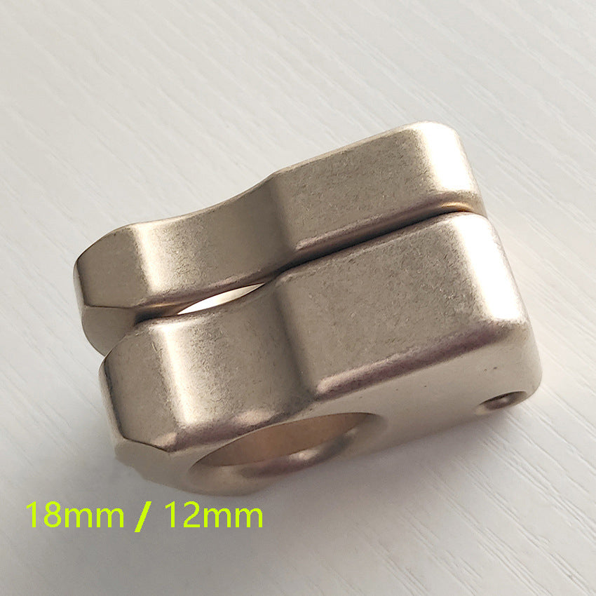Single Hole Brass Knuckle Dusters Multi-style EDC Tool
