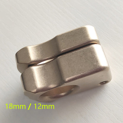 Single Hole Brass Knuckle Dusters Multi-style EDC Tool