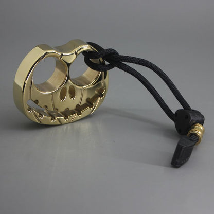 Mini Pumpkin Brass EDC Backpack Outdoor Knuckle Dusters