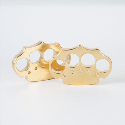 Thickened Brass Knuckle Dusters Outdoor Heavy Tool