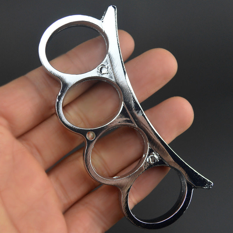 Four-finger Mini Zinc Arc Pocket EDC Knuckle Dusters