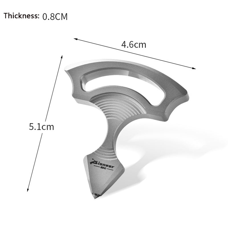 Pendant Titanium Alloy Knuckle Dusters Tungsten Steel Outdoor Backpack