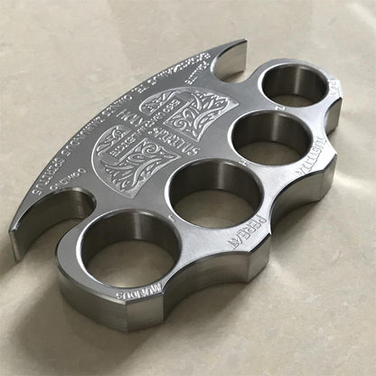 Steel Knuckle Dusters Bottle Opener Four-hole Classic Tool