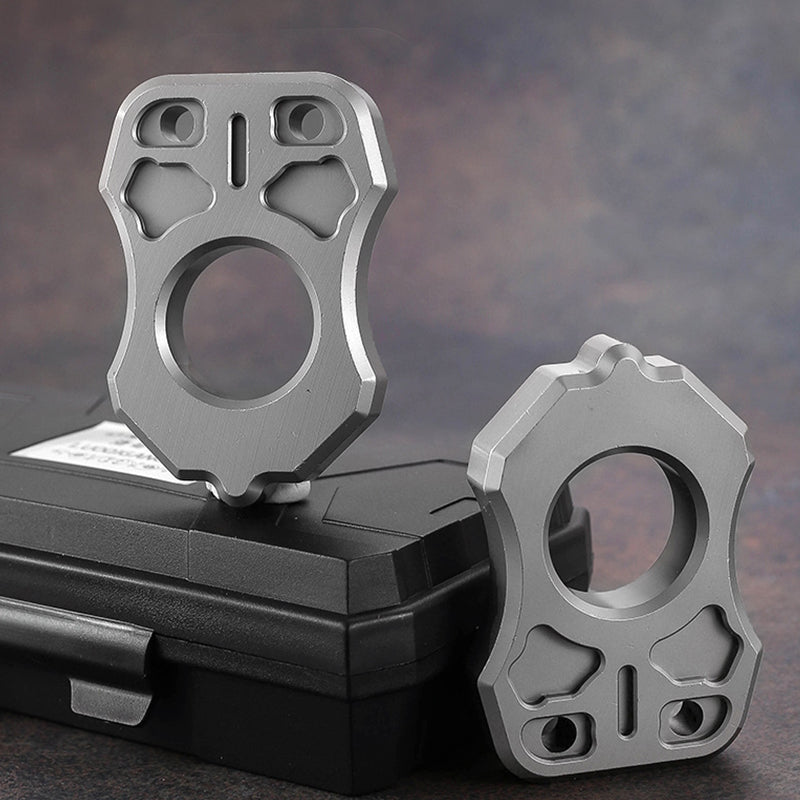 Single Hole Edc Portable 3CR13 Backpack Knuckle Dusters