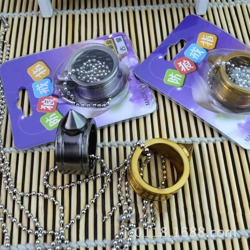 One Finger Ring Pendant Pocket EDC Knuckle Dusters