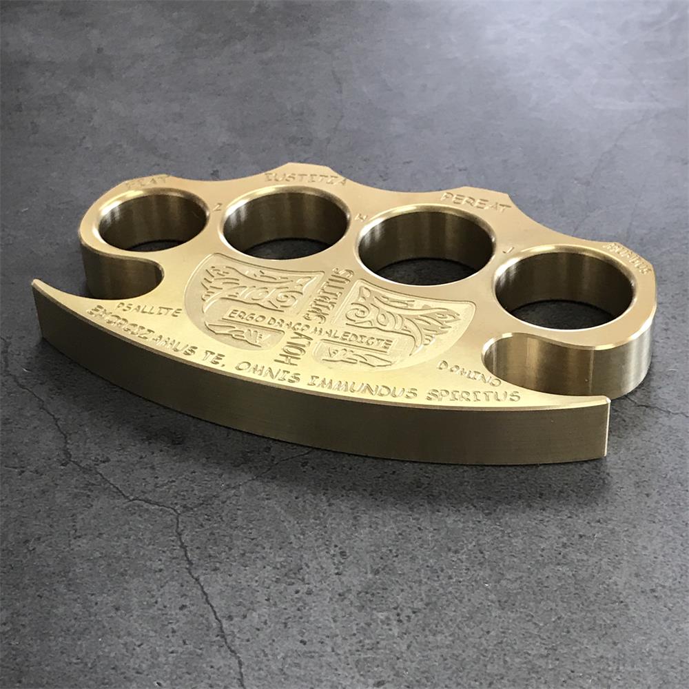 Strong Brass Knuckle Dusters EDC Outdoor Tool