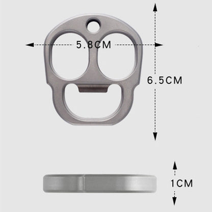 Titanium Bottle Opener Multi-function EDC Portable Knuckle Dusters