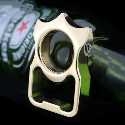 Brass Knuckle Dusters Outdoor Portable EDC Bottle Opener