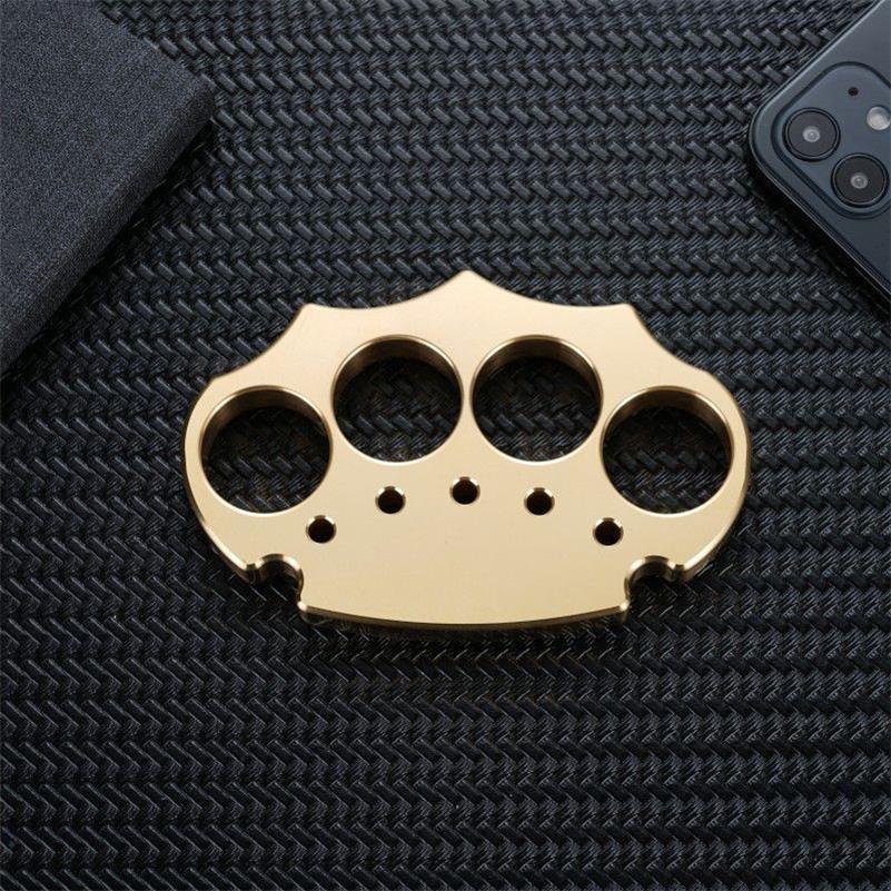 Thickened Brass Knuckle Dusters Outdoor Heavy Tool