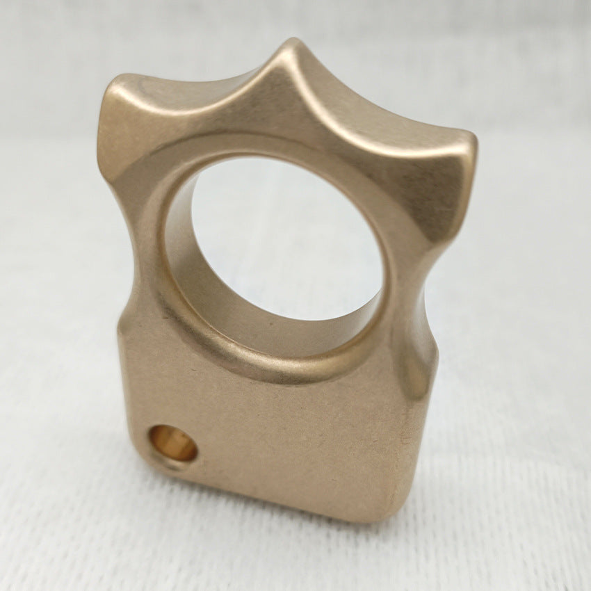 Single Hole Brass Knuckle Dusters Multi-style EDC Tool