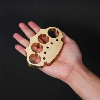 Thickened Brass Knuckle Dusters Outdoor Heavy Tool