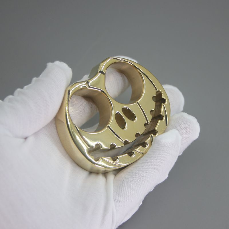 Mini Pumpkin Brass EDC Backpack Outdoor Knuckle Dusters
