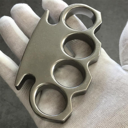 The KING Stonewashed Steel Knuckle Dusters Outdoor Tool