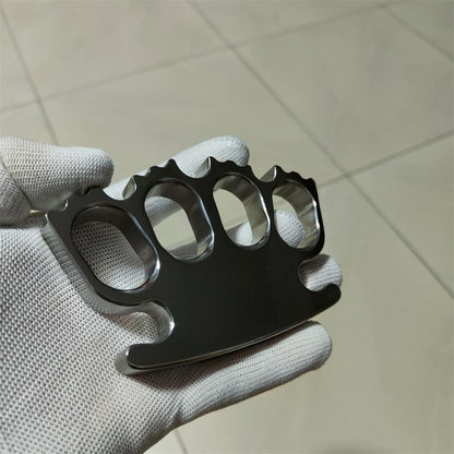 Titanium Alloy Mirror Polished Creative Knuckle DustersOutdoor EDC Tool