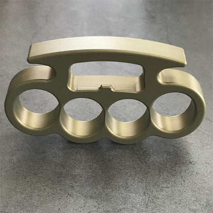 Classic Aluminum Lightweight Knuckle Dusters Built-in Bottle Opening Slot Design EDC Tool
