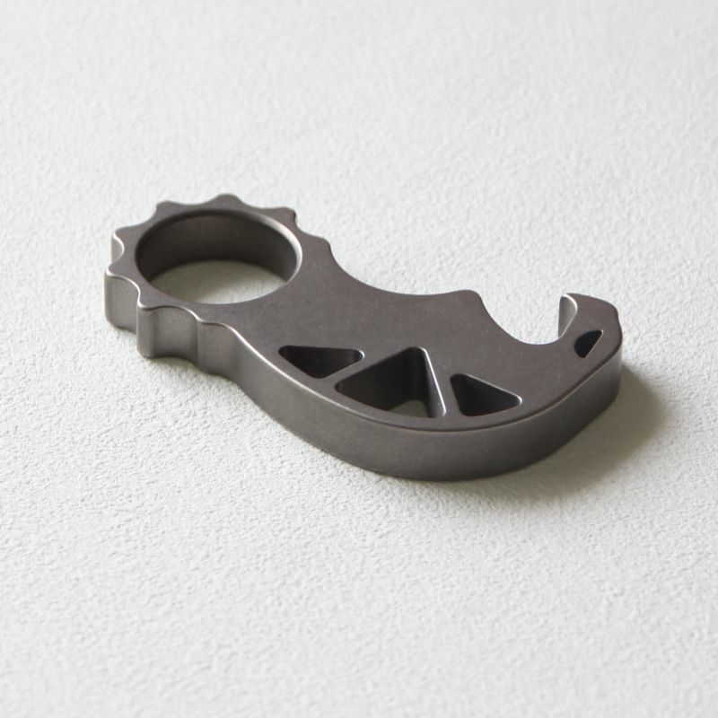 Titanium Monster Bottle Opener Multi-Function Keychain Knuckle Dusters