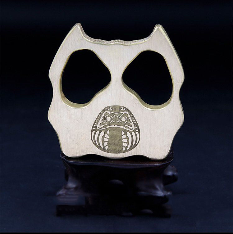 Brass Pet Shape Outdoor Bottle Opener EDC Knuckle Dusters