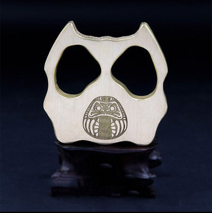 Brass Pet Shape Outdoor Bottle Opener EDC Knuckle Dusters