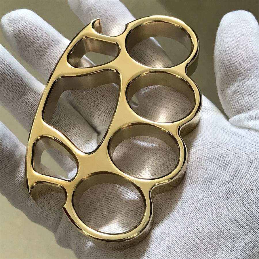 Outdoor Tool with Mirror Surface Knuckle Dusters Bottle Opener Savage EDC