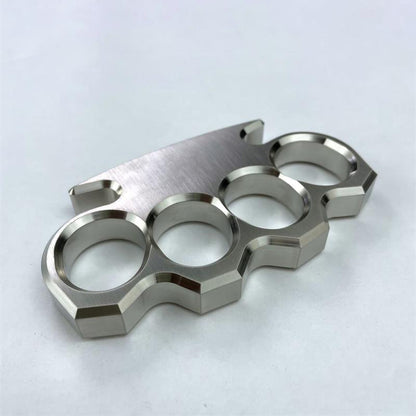 Classic 304 Steel Mirror Polished Large Hole Knuckle Dusters Outdoor Tool