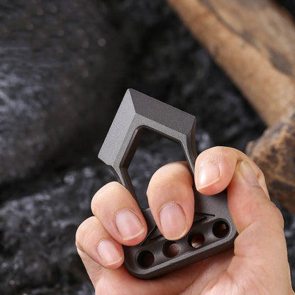 Mini Light Portable Knuckle Dusters Backpack EDC Keychain Pendant