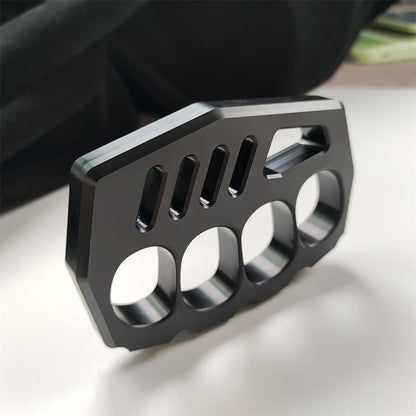PC Transparent Knuckle Dusters Black Rope Hole Easily Carries Outdoor Tools