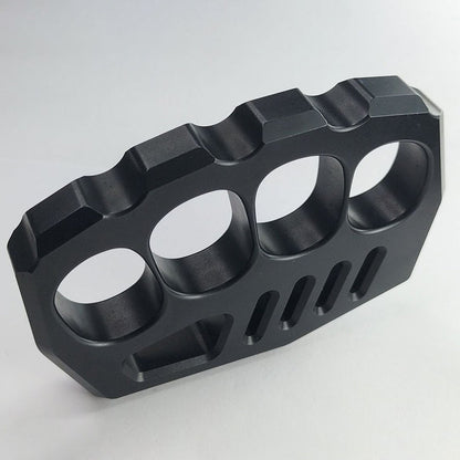 Aluminum Large Rope Hole Black Knuckle Dusters