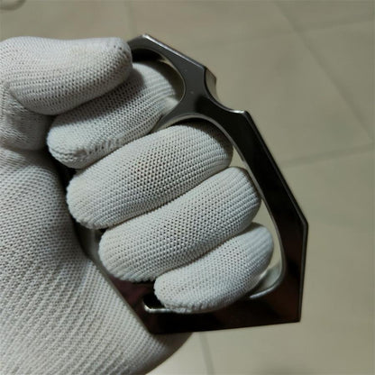 Titanium Alloy Polished Fine Large Rope Hole Knuckle Dusters