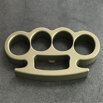 Classic Aluminum Lightweight Knuckle Dusters Built-in Bottle Opening Slot Design EDC Tool