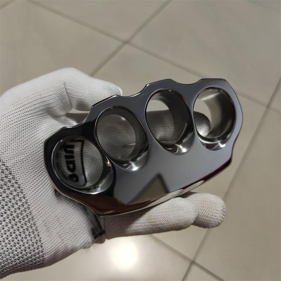 Thickened Handmade Classic 304 Steel Knuckle Dusters Polishing Mirror Outdoor Tool