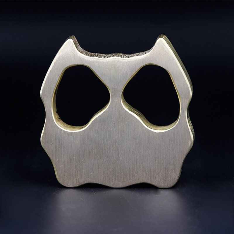 Brass Pet Shape Outdoor Bottle Opener EDC Knuckle Dusters