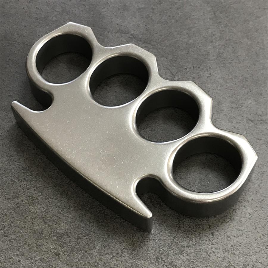 The KING Stonewashed Steel Knuckle Dusters Outdoor Tool