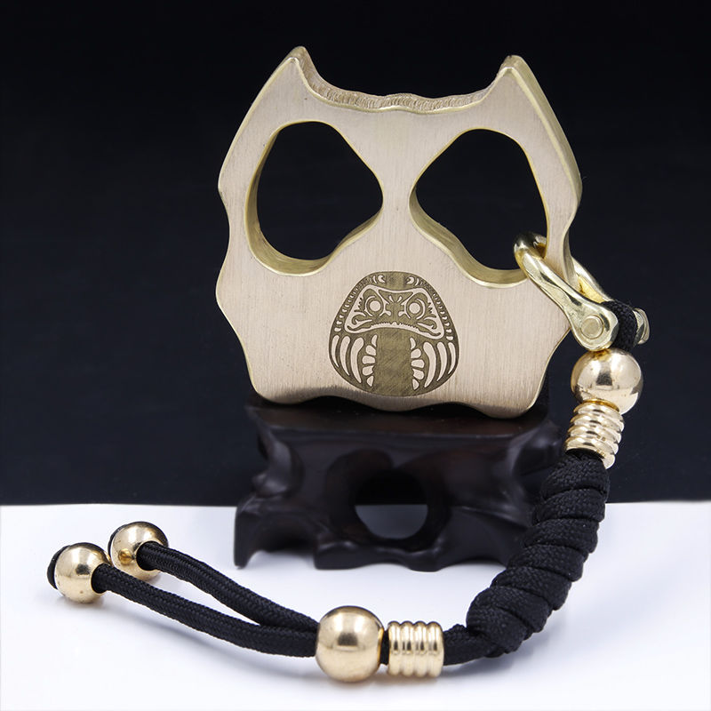 Brass Pet Shape Outdoor Bottle Opener EDC Knuckle Dusters