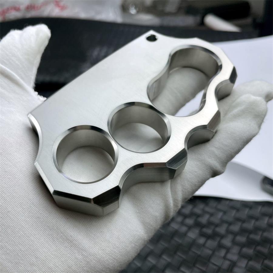 Large Hole Irregular 304 Steel Knuckle Dusters Outdoor Thickening EDC Tool