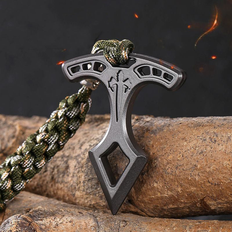 Portable EDC Tool Pendant Keychain Knuckle Dusters with Aviation Painted Surface