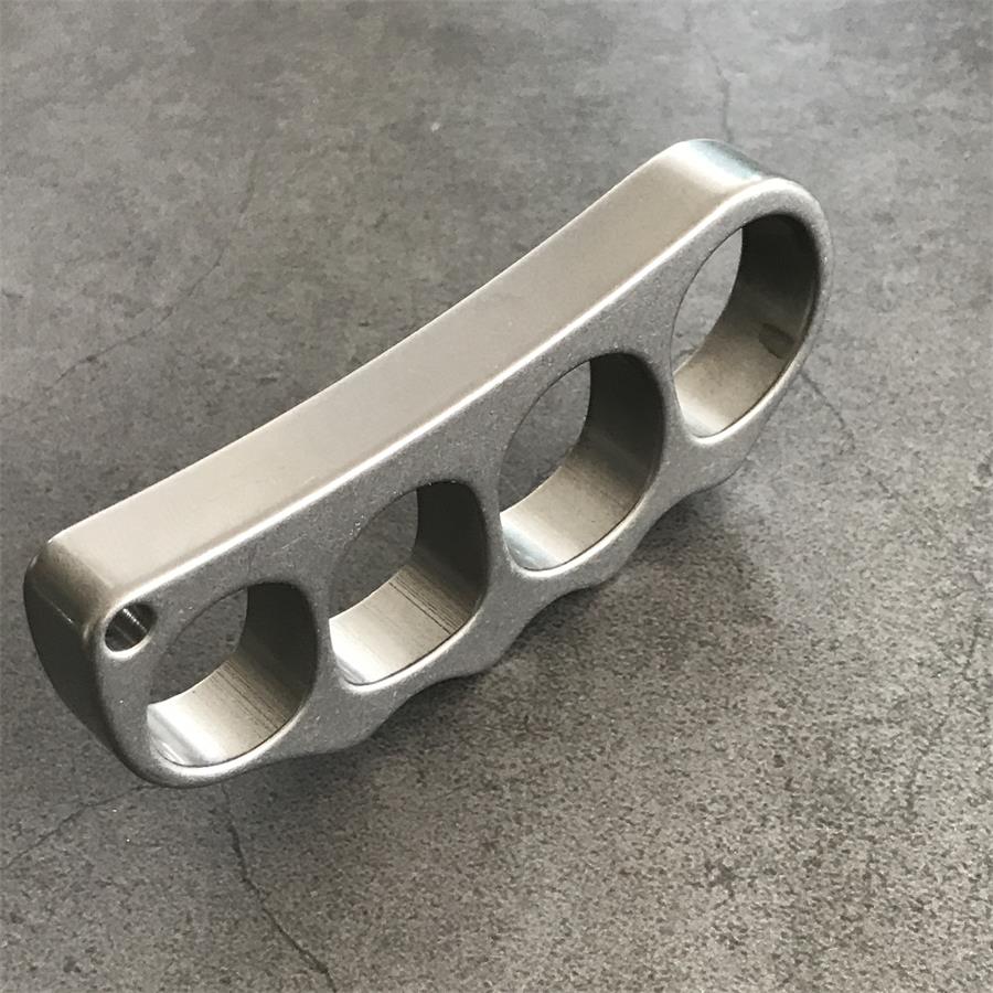 Medium Titanium Pea Knuckle Dusters EDC Outdoor Tool