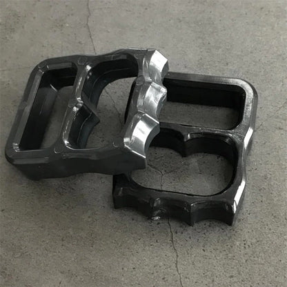 Two-hole Mini Plastic Knuckle Dusters Backpack Pendant