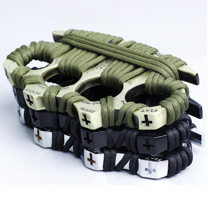 Thickened Solid Rope Outdoor Knuckle Dusters