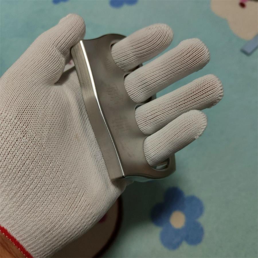304 Stainless Steel Four Hole Knuckle Dusters EDC Outdoor Tool