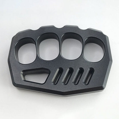 Aluminum Large Rope Hole Black Knuckle Dusters