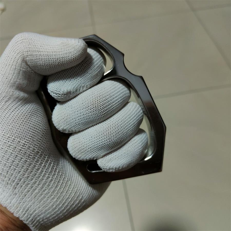 Titanium Alloy Polished Fine Large Rope Hole Knuckle Dusters