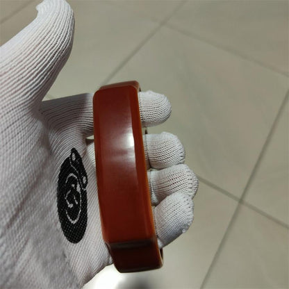Outdoor Brown Classic Bakelite Knuckle Dusters Light Weight Hand Polishing Tool