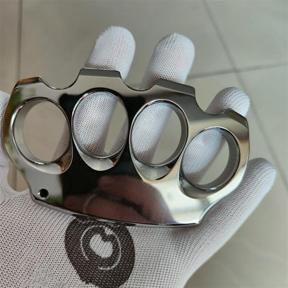 Mirror Polished Titanium Knuckle Dusters Outdoor Tool with Large Chamfer