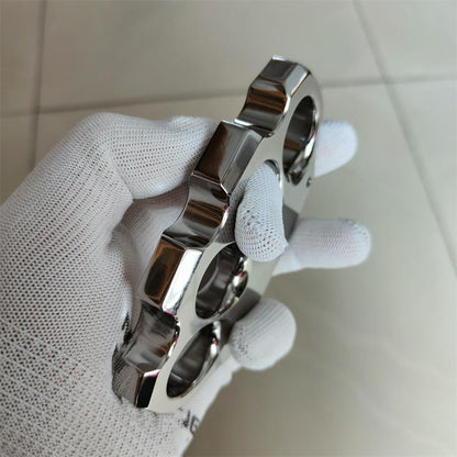 Mirror Polished Titanium Knuckle Dusters Outdoor Tool with Large Chamfer