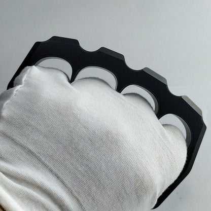 Aluminum Large Rope Hole Black Knuckle Dusters