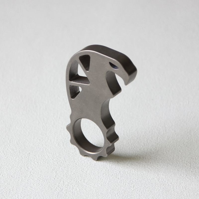 Titanium Monster Bottle Opener Multi-Function Keychain Knuckle Dusters