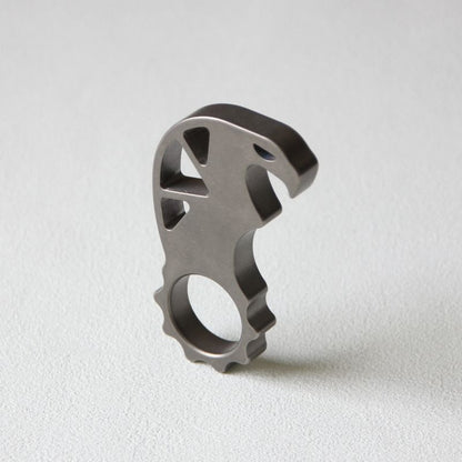 Titanium Monster Bottle Opener Multi-Function Keychain Knuckle Dusters